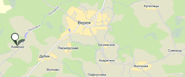 д.Каменка на карте