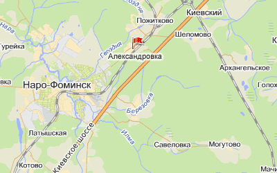 Александровка на карте