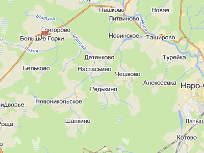 д. Большие Горки на карте