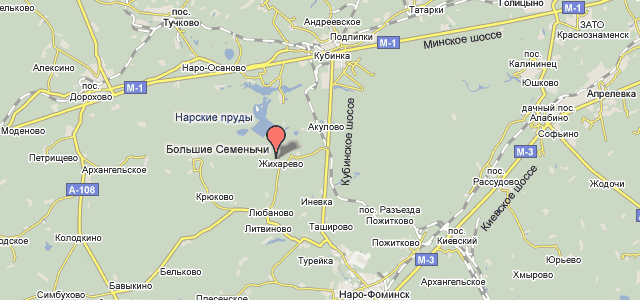 д. Большие Семенычи на карте