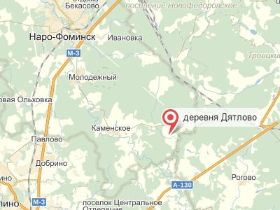 д. Дятлово на карте