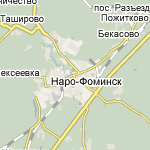 Карта Наро-Фоминска на Гугле