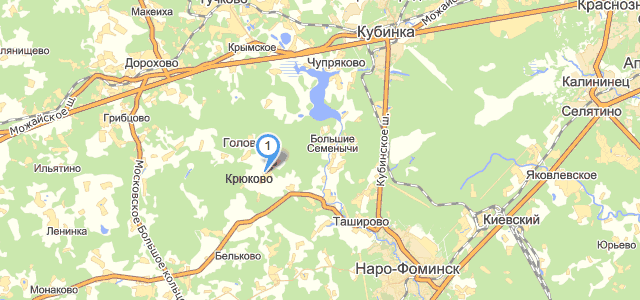 д. Крюково на карте