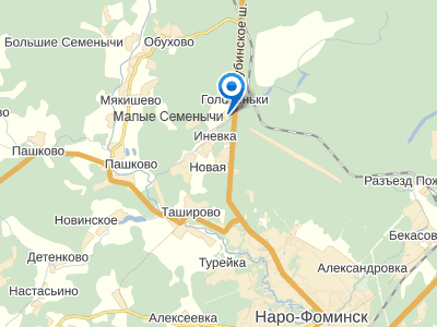 Малые Семенычи на карте