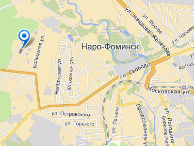 Наро-Фоминск на карте