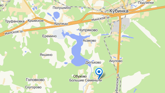 д. Обухово на карте