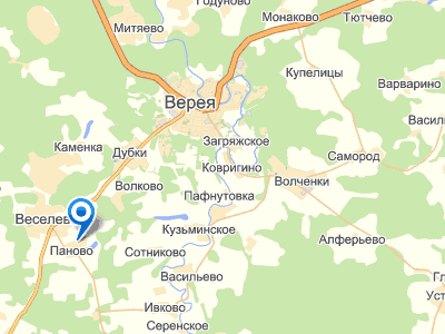 д. Паново на карте
