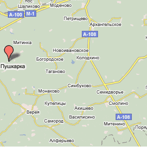 д. Пушкарка на карте