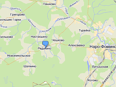 д. Редькино на карте