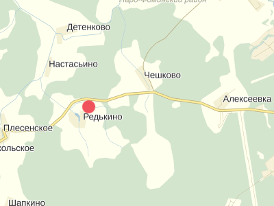 д. Чешково на карте