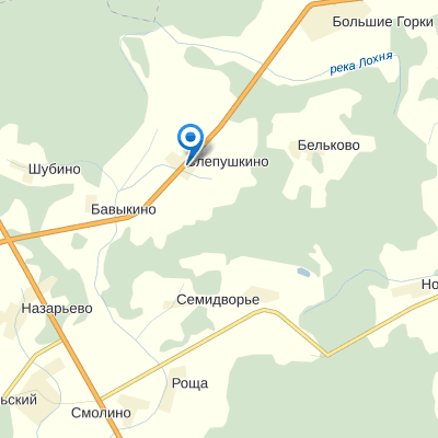 д. Слепушкино на карте