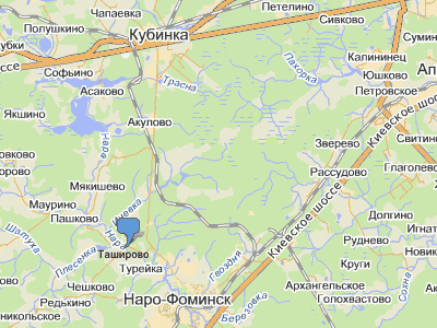 д. Таширово на карте