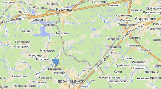 д. Таширово на карте
