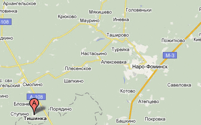 д. Тишинка на карте