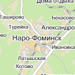 Карта Наро-Фоминска на Яндексе