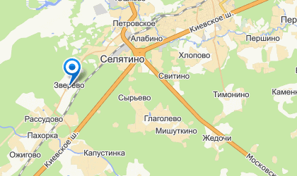 д. Зверево на карте