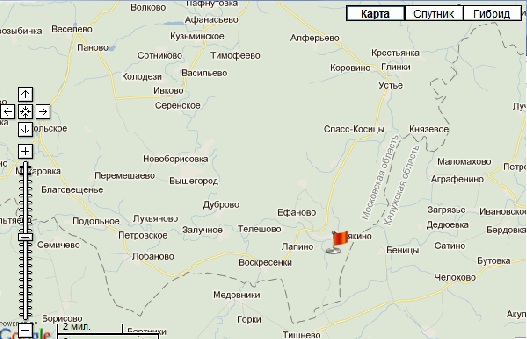 д. Ревякино на карте