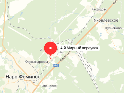 Александровка на карте