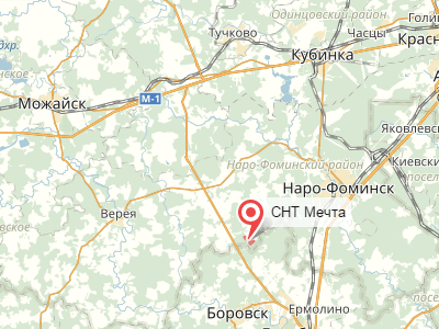 СНТ Мечта у д. Порядино на карте