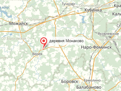 д. Монаково на карте