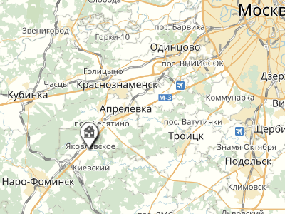 Пахра у Рассудово на карте