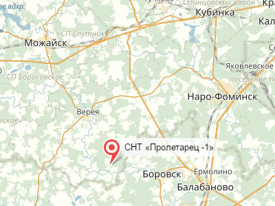 СНТ Пролетарец-1 у д. Ахматово на карте